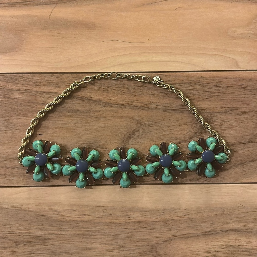 Banana Republic Floral Statement Necklace